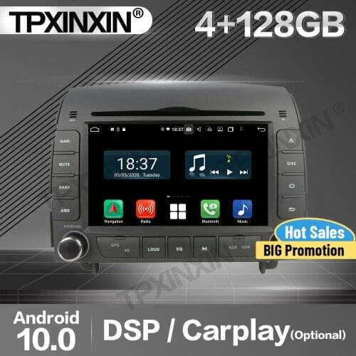 128G Carplay Car Radio 2 Din Stereo Receiver Android 10 For Hyundai Sonata NF 2004-2007 2008 GPS Player Audio Recorder Head Unit