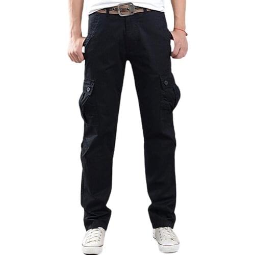 Pants Men Casual Sweatpants Fitness Gym Combat Outdoor Wear Trousers Plus Size pantalones de hombre Cargo Pants Men
