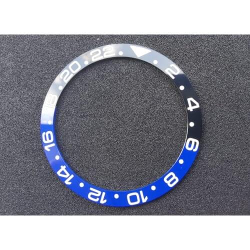 SKX007 diving watch replaces ceramic ring Japan C3 luminous (inner diameter 31.5mm, outer diameter 38mm)