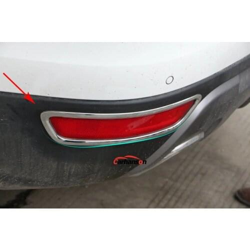 For Geely Atlas Rear fog light cover accessories abs chrome Taillight cover Tail light frame Tail shade sticker car styling