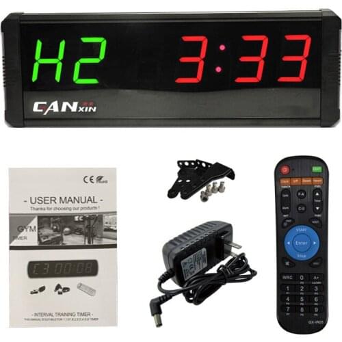[Ganxin]4" Plus Programmable Led Remote Control Popular Hot Selling Modern Design Gym Timer App