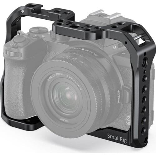SmallRig Z50 Camera Cage for Nikon Z50 Camera W/ Cold Shoe Mount Nato Rail For Monitor Microphone DIY Options 2499