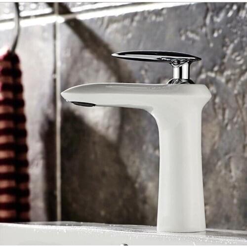 Kitchen Vidric Faucet oil rubbed bronze bathroom hot and cold water a faucet single handle single hole small locomotive tap
