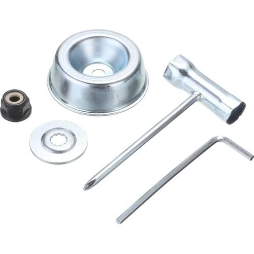 Lawn Mower Trimmer Head Adaptor Kit Blade Adapter Attachment Washer Kit Replacement For String Trimmers Brush Cutter 1Set