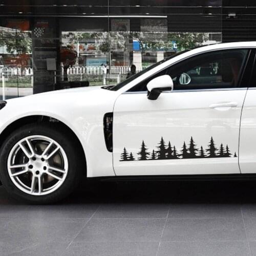 100x20cm Car Stickers Decals Forest Mountain View Auto Window Sticker Lahua Vinyls Decals Fashion Creative Styling Stickers