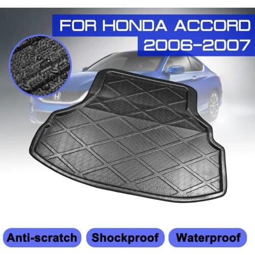For Honda Accord 2006 2007 Car Floor Mat Carpet Rear Trunk Anti-mud Cover