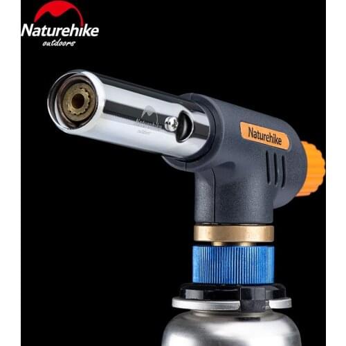 Naturehike Outdoor Spiral Clip-on Type BlowTorch Burner Camping Cooking Gas Lgniter Picnic Baking Barbecue Flamethrower Lighter