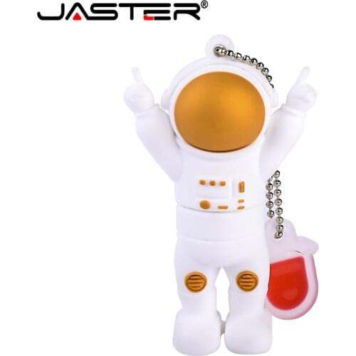 New Astronaut USB flash drive cute cartoon model pen drive memory stick 32gb 64gb 128gb creative gift for kids pendrive 2.0 disk