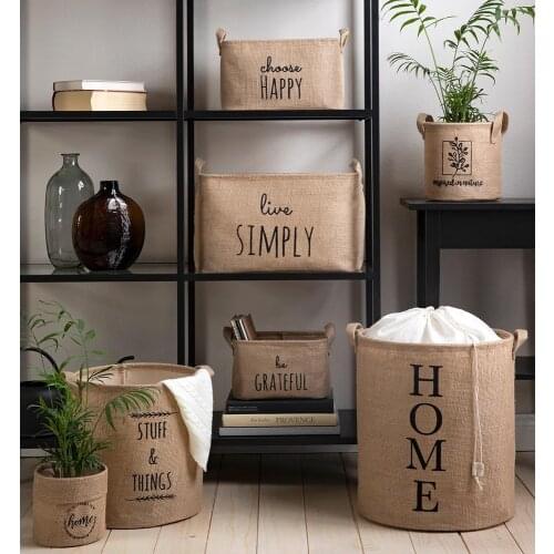 OCEAN HOME Laundry Baskets For The Bathroom