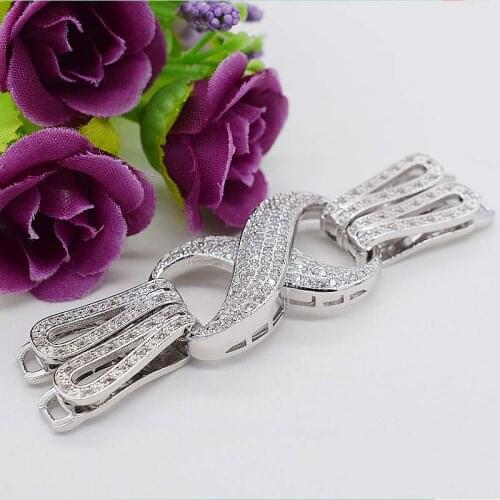 One pcs shape clasp hook for jewelry DIY necklace wholesale beads nature FPPJ woman 2017