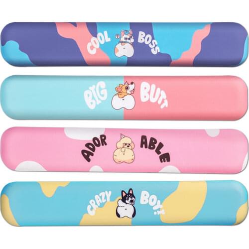 Original Corgi Memory Foam Keyboard Hand Rest Wrist Support Mouse Pad Cute Comfortable Palm Rest Wrist Rest Creative Office