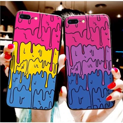 Pastel Kawaii Melting Trans Pride LGBTQ Design TPU Case phone For iphone 12Pro 11 SE X 7 XR XSMA 11Pro 11ProMax 12ProMax Cove