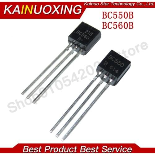 50pcs BC550B + BC560B every 25pcs BC550 BC560 TO-92 Power Transistor