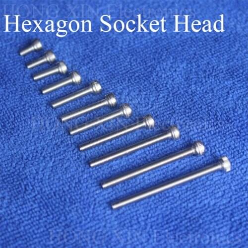 1Pcs Cap Screws M3 304 Hexagon Socket Head Hex Socket Screw Furniture Metric Bike Bolt Cylinder head inner hexagon screw