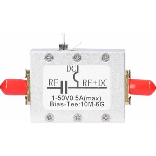10MHz-6GHz High Frequency RF Biaser Blocker Coaxial Feed BiasTee Blocking Device