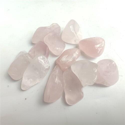 2-3cmNatural Pink Irregular Polished Stone Crystal Gravel Rock Rose Quartz Raw Gemstone Mineral Specimen Decoration Energy Stone