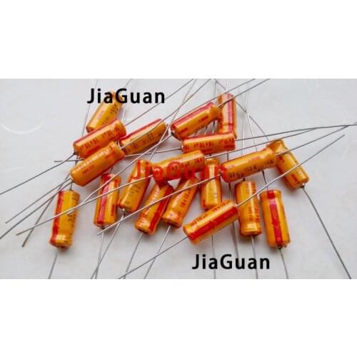 20pcs Japan NIPPON KMC 10UF/16V 6.5x17MM NCC Axial electrolytic capacitor kmc 16V10UF NEW CHEMI-CON 10UF 16V audio