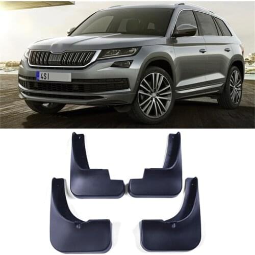 Car Mud Flaps For Skoda Kodiaq 2016 2017 2018 Auto Mudflaps Splash Guards Mud Flap Mudguards Fender Car Styling Accessories 4pcs