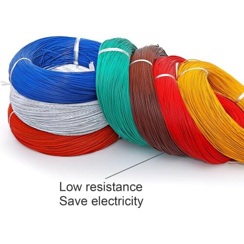 5 Meters 5M UL1007 Wire 24awg 26 28 30 22AWG 18AWG 16AWG PVC Electronic Cable Wire