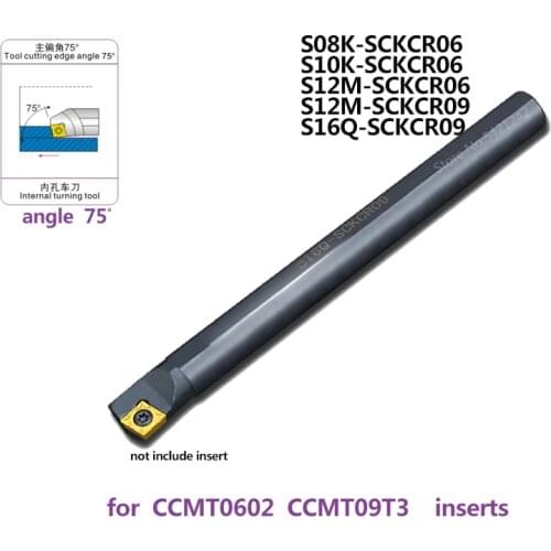 1pc S08K S10K S12M S16Q SCKCR06 SCKCR09 Internal turning tool holder CNC Lathe Cutter Tool SCKCR TOOL BAR CCMT Carbide Insert