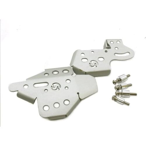 For BMW F800GS 13-16 Left Right Heel Guard Foot Peg Bracket Rear Set Black Titanium