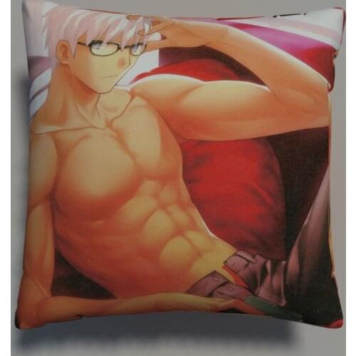 Fate Stay Night Shirou Anime Two Side Pillowcases Hugging Pillow Cushion Case Cover Otaku Cosplay Gift New 324