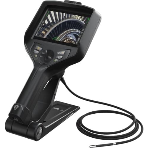 5.1 Inch 360 Degree Articulate Endoscope Camera Temperature Alarm Joystick Control Function