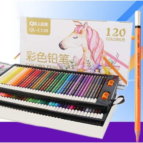120 color professional oily wooden color pencil lapis lazuli artist art drawing painting sketch coloring school art supplies