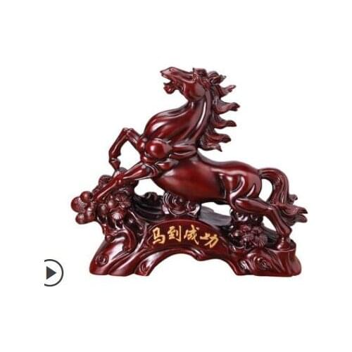 Arrangement Crafts Wine Cabinet Decoration Arrangement Living Room Arrangement Eight Jun Horses to Success Office to Send Husban