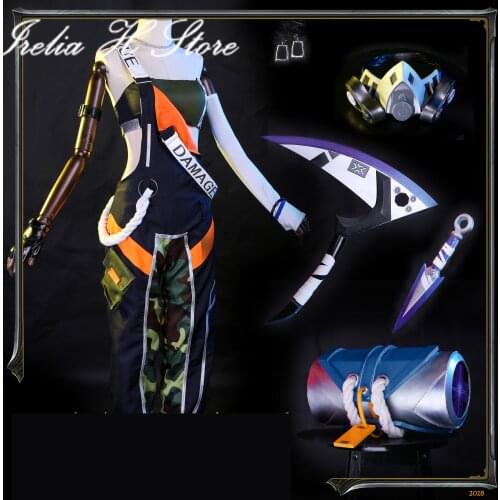 Akali LOL Cosplays True Damage Akali Cosplay Costume props weapons can custom made