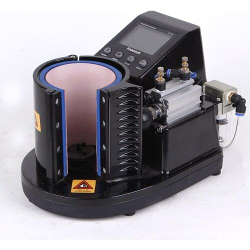 Multifunctional heat transfer baking cup machine Mini pneumatic baking cup machine Vertical mug heat press machine