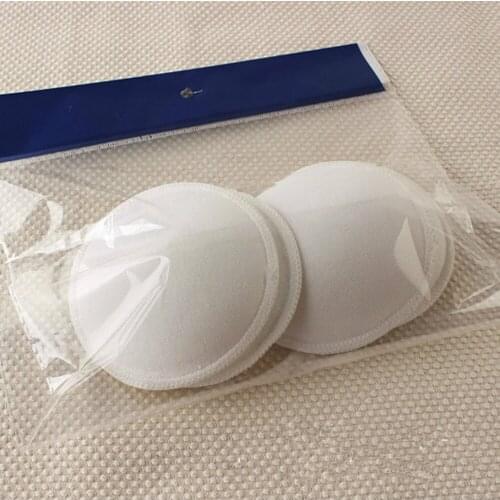4 Pcs/pack White Breast Pad Nursing Pads For Mum Waterproof Washable Feeding Pad Bamboo Reusable Breast Pads