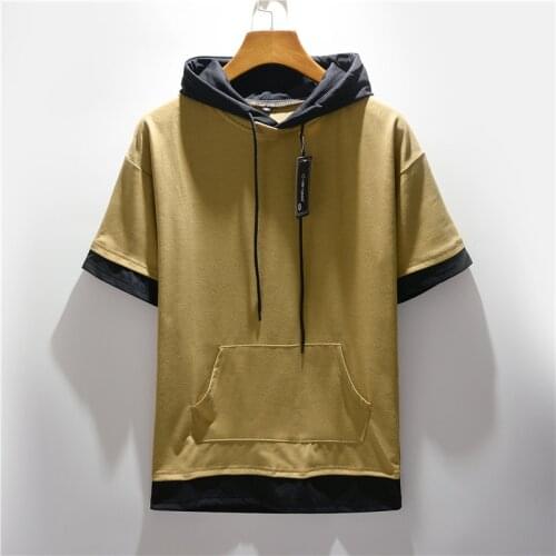 Nisexper Men's T-shirts With A Hood