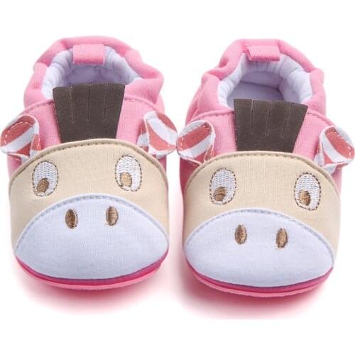 Infant Baby Boys Girls Shoes Soft Sole Non slip Crib Shoes Cute Animal Booties Cartoon First Walkers