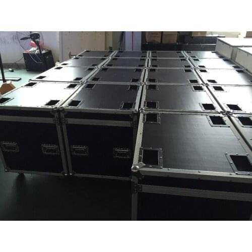 P4 die casting aluminum Flight Case,512mmX512mm aluminium die casting cabinet, P4and P8 Flight Case, 1 Pack 6 flight case