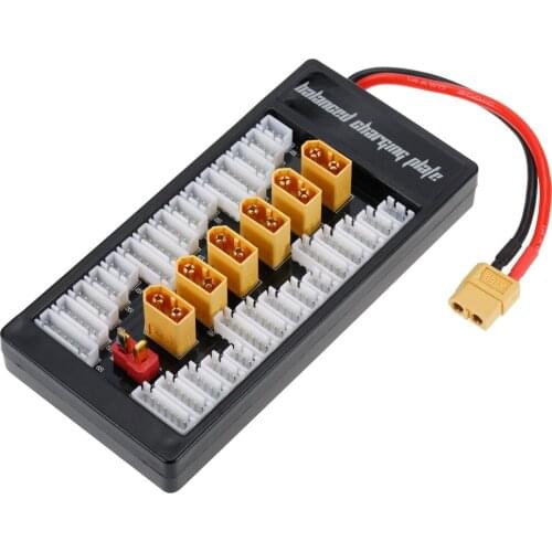 2-6S LiPo Battery Parallel Charging Adapter Board XT60 Plug Balance Plate for Imax B6 B6AC Charger RC Car Drone Quadcopter Parts