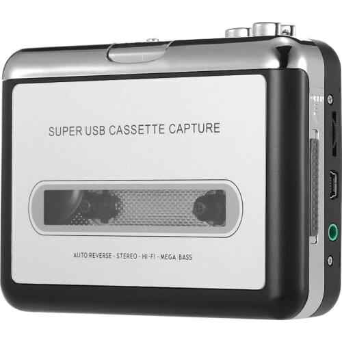 Portable Cassette Player Portable Tape Player Captures Cassette Recorder via USB Compatible with laptops and PC convert tape cas