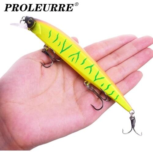 1Pcs Floating Minnow Trolling Hard Fishing Lures 14cm 18.5g Laser Plastic Artificial Baits Wobblers Crankbaits Bass Pesca Tackle