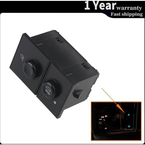 15143597 Headlight Fog Lamp Control light Button Switch for Chevy Silverado 1500 2500HD 3500 Tahoe GMC Sierra Yukon