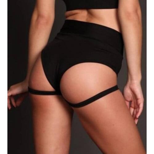 Plus Size Women Solid Color Booty Shorts Pole Dance Costume Clothes Exotic Dancewear Pole Fitness Summer Female Shorts