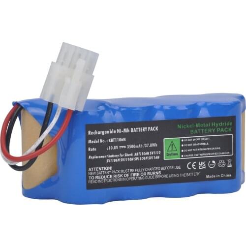 XBT1106N Rechargeable Ni-Mh Battery Pack Replacement Bateria For Shark SV1110 SV1106N SV1110N SV116N Vacuum Cleaner Accessories