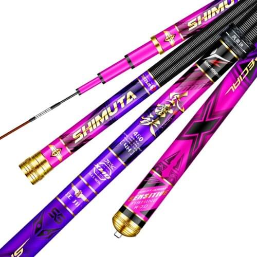 3.6M-10.0M Hand Pole 4H 5H 6H Super Hard Carp Fishing Stick Carbon Fiber Telescopic Wedkarstwo Olta Fishing Rod Pesca