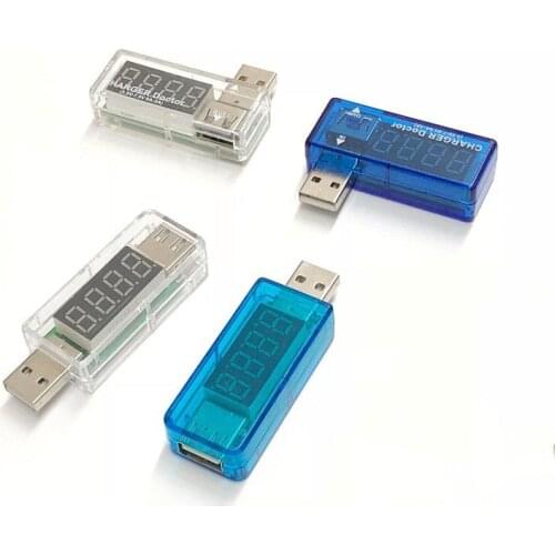 LED Digital Dual USB Port Current Voltage Charging Test Detector Tester Battery Doctor Meter Monitor Voltmeter Ammeter Charger