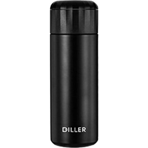 280/400ml Vacuum Flask Solid Color Tea Water Separation Stainless Steel Leak-proof Insulated Bottle Thermocup for Home