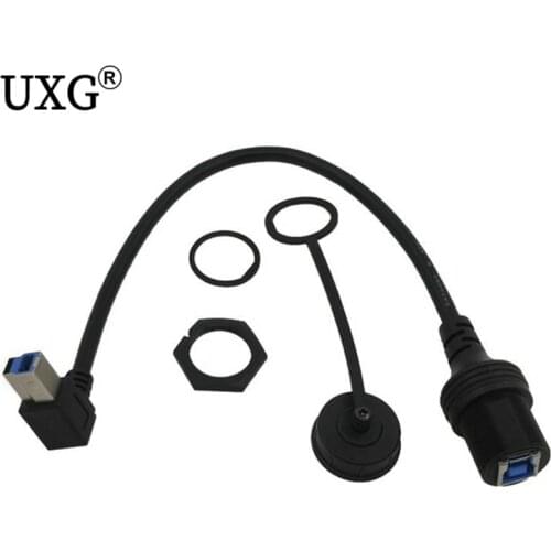 Waterproof USB3.0 BMBF printing male to female AUX embedded panel installation extension cable Printers, scanners, VOIP devices