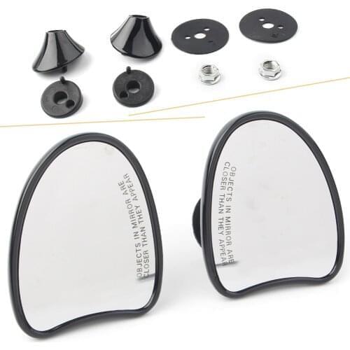 1Pari Motorcycle Rearview Mirror Inner Fairing Mount Side Mirrors For Harley Electra Glide FLHTK FLHTCU FLHX FLHXS