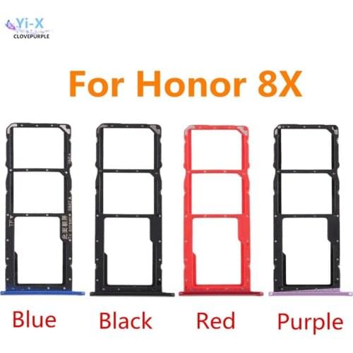 10PCS/Lot SIM Card Tray Slot Holder Adapter for Huawei Honor 8X Phone Spare Parts