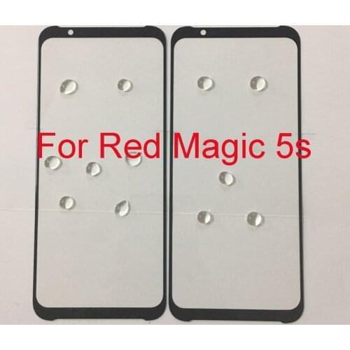 2pcs For NUBIA Red Magic 5s TouchScreen Digitizer For RedMagic 5s Touch Screen Glass panel Without Flex Cable
