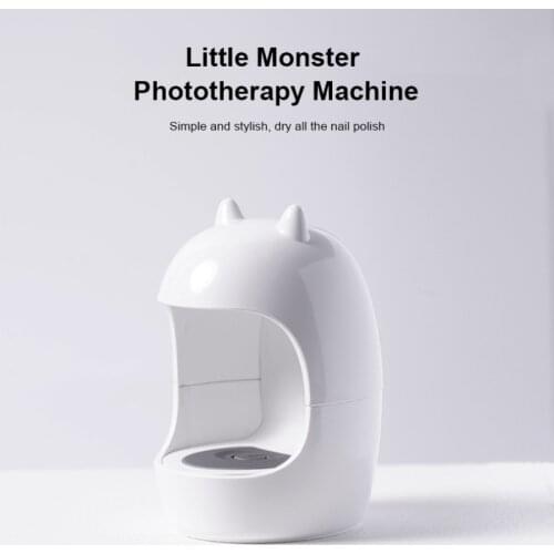 3W LED Monster Egg Shape Nail Lamp For Single Finger Toe Pink Nail Dryer Machine USB UV Gel Polish Drying Nail Art Manicure Tool