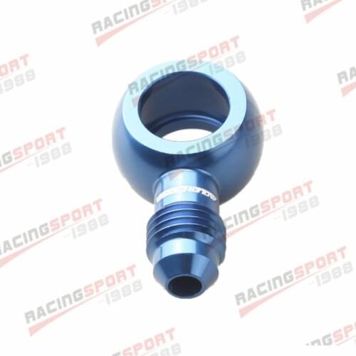 Aluminum Banjo Bolt AN4 AN-4 4AN To 12.5mm Brake Fitting Blue